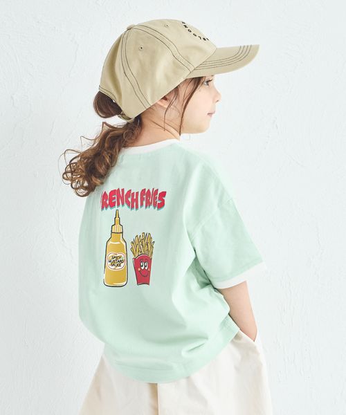 pairmanon 【UVカット】【吸水速乾】【接触冷感】サマーファンクション フードバックプリント リンガーTシャツ グリーン ユニセックスインナー_PM ペアマノン 451851 and ST アンドエスティ(旧ドットエスティ) pairmanon 【UVカット】【吸水速乾】【接触冷感】サマーファンクション フードバックプリント リンガーTシャツ グリーン ユニセックスインナー_PM ペアマノン 451851 and ST アンドエスティ(旧ドットエスティ)