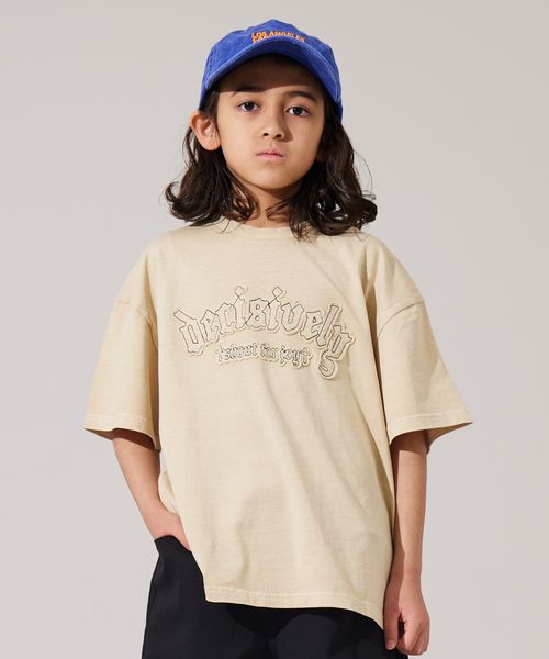pairmanon 【PAIRMANON STREET】ピグメント ロゴ オーバーサイズ Tシャツ ナチュラル ボーイズインナー_PS ペアマノン 451985 and ST アンドエスティ(旧ドットエスティ) pairmanon 【PAIRMANON STREET】ピグメント ロゴ オーバーサイズ Tシャツ ナチュラル ボーイズインナー_PS ペアマノン 451985 and ST アンドエスティ(旧ドットエスティ)