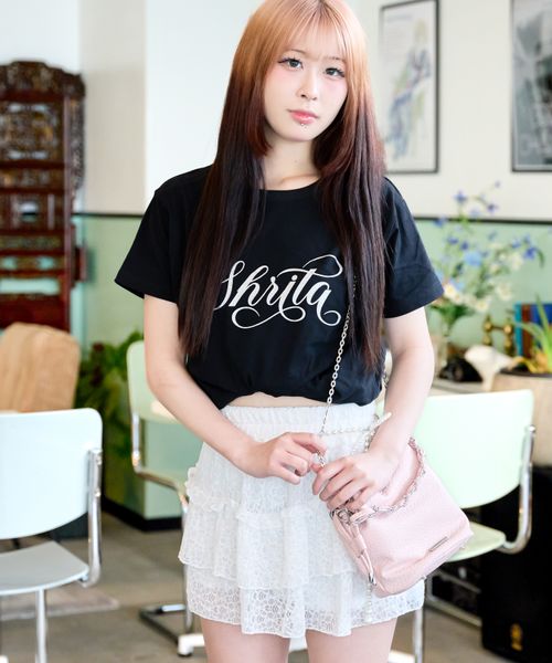 pairmanon 【shrita】SHRITAラメロゴTシャツ ブラック S Jr_girlsインナー_SR ペアマノン 453090 and ST アンドエスティ(旧ドットエスティ) pairmanon 【shrita】SHRITAラメロゴTシャツ ブラック S Jr_girlsインナー_SR ペアマノン 453090 and ST アンドエスティ(旧ドットエスティ)