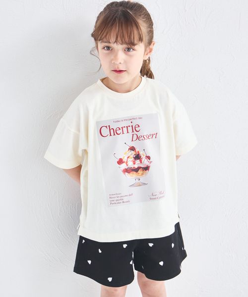 pairmanon 【一部予約】スウィーツフォト ガールズTシャツ/キッズ ホワイト ガールズインナー_PM ペアマノン 497769 and ST アンドエスティ(旧ドットエスティ) pairmanon 【一部予約】スウィーツフォト ガールズTシャツ/キッズ ホワイト ガールズインナー_PM ペアマノン 497769 and ST アンドエスティ(旧ドットエスティ)