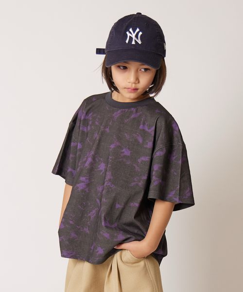 pairmanon 【PAIRMANON STREET】マーブル総柄 オーバーサイズTシャツ ブラック ボーイズインナー_PS ペアマノン 497915 and ST アンドエスティ(旧ドットエスティ) pairmanon 【PAIRMANON STREET】マーブル総柄 オーバーサイズTシャツ ブラック ボーイズインナー_PS ペアマノン 497915 and ST アンドエスティ(旧ドットエスティ)