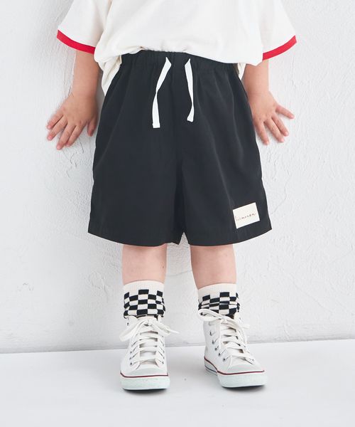 pairmanon 【さらっと快適】タグ付き アクティブハーフパンツ ブラック ユニセックスボトムス_PM ペアマノン 499247 and ST アンドエスティ(旧ドットエスティ) pairmanon 【さらっと快適】タグ付き アクティブハーフパンツ ブラック ユニセックスボトムス_PM ペアマノン 499247 and ST アンドエスティ(旧ドットエスティ)