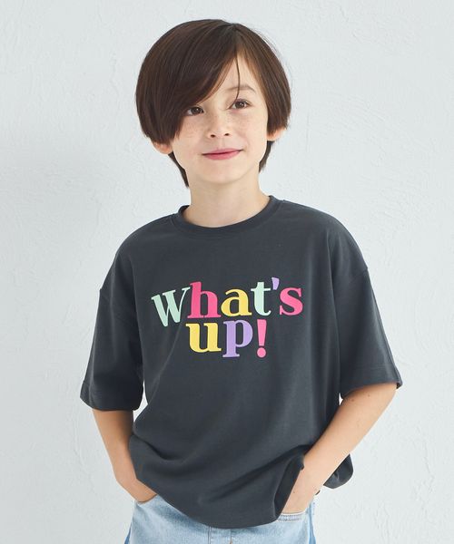 pairmanon カラフル BIG ロゴTシャツ ライトグレー ガールズインナー_PM ペアマノン 573234 and ST アンドエスティ(旧ドットエスティ) pairmanon カラフル BIG ロゴTシャツ ライトグレー ガールズインナー_PM ペアマノン 573234 and ST アンドエスティ(旧ドットエスティ)