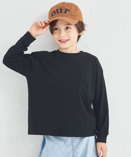pairmanon 【吸水速乾/襟がヨレにくい】ユニセックス ポケット付き 定番 長袖Tシャツ ブラック ユニセックスインナー_PM ペアマノン 577155 and ST アンドエスティ(旧ドットエスティ) pairmanon 【吸水速乾/襟がヨレにくい】ユニセックス ポケット付き 定番 長袖Tシャツ ブラック ユニセックスインナー_PM ペアマノン 577155 and ST アンドエスティ(旧ドットエスティ)