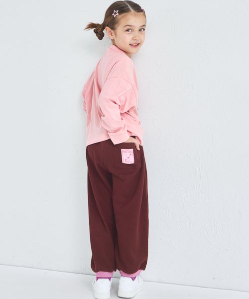 pairmanon 【軽ふわっふる】【セットアップ着用可能】ガールズ アソート ワッフル バルーンパンツ ライトベージュ ガールズボトムス_PM ペアマノン 578499 and ST アンドエスティ(旧ドットエスティ) pairmanon 【軽ふわっふる】【セットアップ着用可能】ガールズ アソート ワッフル バルーンパンツ ライトベージュ ガールズボトムス_PM ペアマノン 578499 and ST アンドエスティ(旧ドットエスティ)
