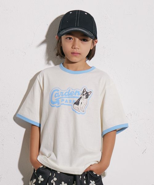 pairmanon 【PAIRMANON STREET】配色 プリント リンガーTシャツ ライトブルー ボーイズインナー_PS ペアマノン 579050 and ST アンドエスティ(旧ドットエスティ) pairmanon 【PAIRMANON STREET】配色 プリント リンガーTシャツ ライトブルー ボーイズインナー_PS ペアマノン 579050 and ST アンドエスティ(旧ドットエスティ)