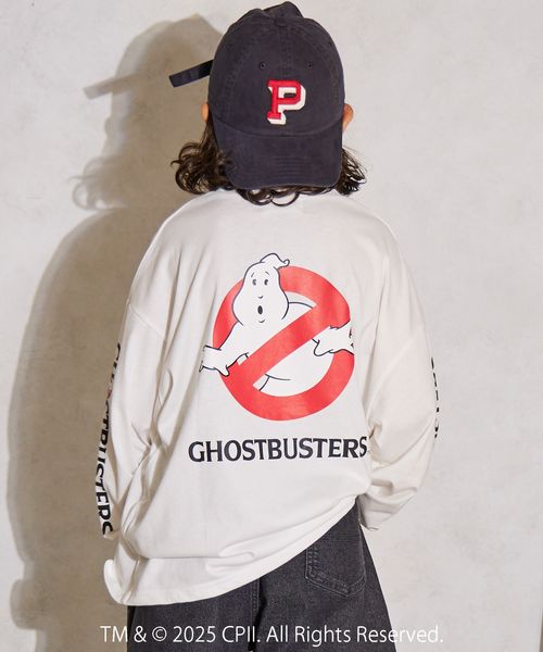 pairmanon 【GHOSTBUSTERS】長袖 プリント Tシャツ【PAIRMANON STREET】 ホワイト ボーイズインナー_PS ペアマノン 579055 and ST アンドエスティ(旧ドットエスティ) pairmanon 【GHOSTBUSTERS】長袖 プリント Tシャツ【PAIRMANON STREET】 ホワイト ボーイズインナー_PS ペアマノン 579055 and ST アンドエスティ(旧ドットエスティ)