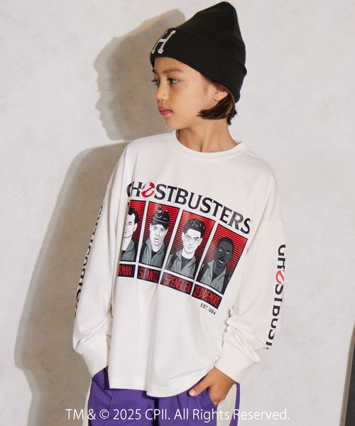 pairmanon 【GHOSTBUSTERS】長袖 プリント Tシャツ【PAIRMANON STREET】 ホワイト ボーイズインナー_PS ペアマノン 579055 and ST アンドエスティ(旧ドットエスティ) pairmanon 【GHOSTBUSTERS】長袖 プリント Tシャツ【PAIRMANON STREET】 ホワイト ボーイズインナー_PS ペアマノン 579055 and ST アンドエスティ(旧ドットエスティ)