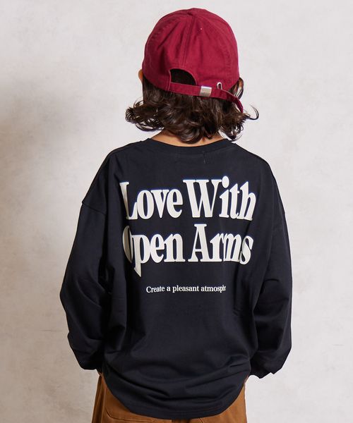 pairmanon バックプリント 長袖 Tシャツ【PAIRMANON STREET】 チャコールグレー ボーイズインナー_PS ペアマノン 579807 and ST アンドエスティ(旧ドットエスティ) pairmanon バックプリント 長袖 Tシャツ【PAIRMANON STREET】 チャコールグレー ボーイズインナー_PS ペアマノン 579807 and ST アンドエスティ(旧ドットエスティ)