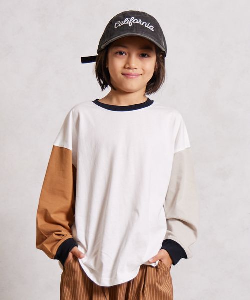 pairmanon 無地 アソート 長袖 Tシャツ【PAIRMANON STREET】 ホワイト ボーイズインナー_PS ペアマノン 579809 and ST アンドエスティ(旧ドットエスティ) pairmanon 無地 アソート 長袖 Tシャツ【PAIRMANON STREET】 ホワイト ボーイズインナー_PS ペアマノン 579809 and ST アンドエスティ(旧ドットエスティ)