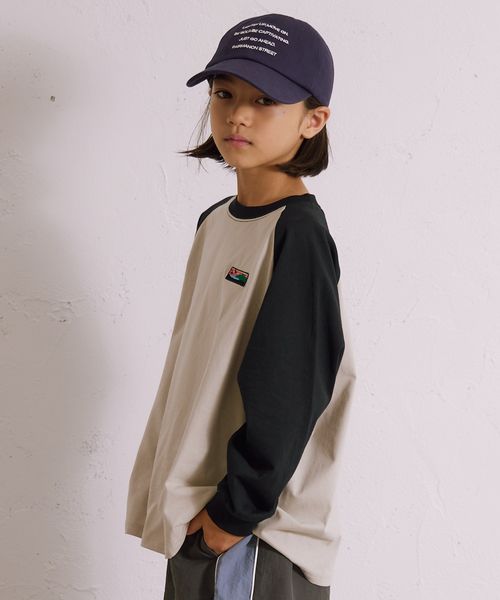 pairmanon ラグラン 刺繍 長袖 Tシャツ【PAIRMANON STREET】 チャコールグレー ボーイズインナー_PS ペアマノン 579810 and ST アンドエスティ(旧ドットエスティ) pairmanon ラグラン 刺繍 長袖 Tシャツ【PAIRMANON STREET】 チャコールグレー ボーイズインナー_PS ペアマノン 579810 and ST アンドエスティ(旧ドットエスティ)