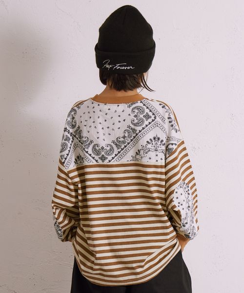 pairmanon エルボーパッチ 長袖 Tシャツ【PAIRMANON STREET】 ベージュ ボーイズインナー_PS ペアマノン 579813 and ST アンドエスティ(旧ドットエスティ) pairmanon エルボーパッチ 長袖 Tシャツ【PAIRMANON STREET】 ベージュ ボーイズインナー_PS ペアマノン 579813 and ST アンドエスティ(旧ドットエスティ)
