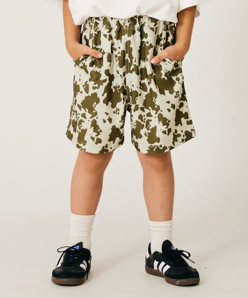 pairmanon 【PAIRMANON STREET】カウ柄ショートパンツ グリーン ボーイズボトムス_PS ペアマノン 579874 and ST アンドエスティ(旧ドットエスティ) pairmanon 【PAIRMANON STREET】カウ柄ショートパンツ グリーン ボーイズボトムス_PS ペアマノン 579874 and ST アンドエスティ(旧ドットエスティ)