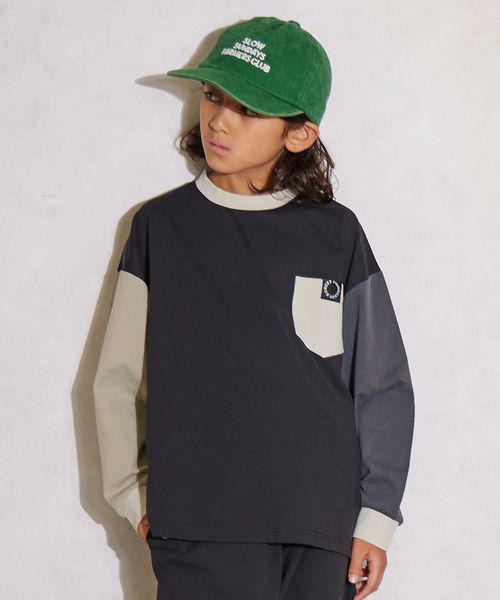 pairmanon マルチファンクション 吸水速乾 長袖 Tシャツ【PAIRMANON STREET】 チャコールグレー ボーイズインナー＿ＰＳ ペアマノン 581956 and ST アンドエスティ（旧ドットエスティ）