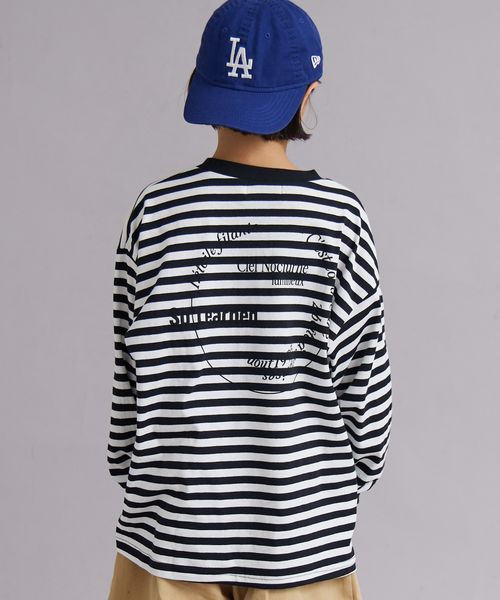 pairmanon アソート グラフィック 長袖 Tシャツ【PAIRMANON STREET】 ホワイト ボーイズインナー_PS ペアマノン 582201 and ST アンドエスティ(旧ドットエスティ) pairmanon アソート グラフィック 長袖 Tシャツ【PAIRMANON STREET】 ホワイト ボーイズインナー_PS ペアマノン 582201 and ST アンドエスティ(旧ドットエスティ)