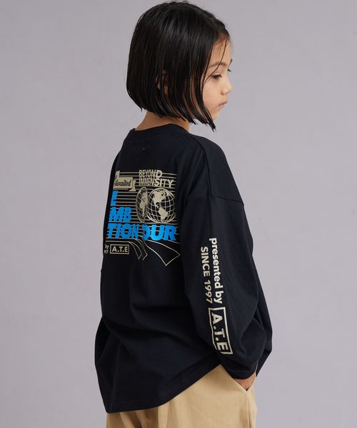pairmanon アソート グラフィック 長袖 Tシャツ【PAIRMANON STREET】 レッド ボーイズインナー_PS ペアマノン 582201 and ST アンドエスティ(旧ドットエスティ) pairmanon アソート グラフィック 長袖 Tシャツ【PAIRMANON STREET】 レッド ボーイズインナー_PS ペアマノン 582201 and ST アンドエスティ(旧ドットエスティ)