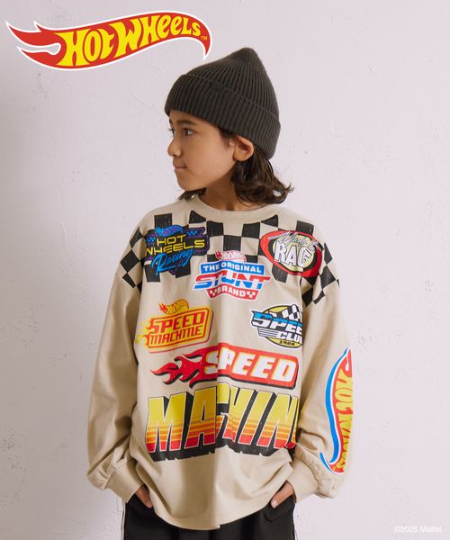 pairmanon 【Hot Wheels】長袖 プリント Tシャツ【PAIRMANON STREET】 ライトベージュ ボーイズインナー_PS ペアマノン 587475 and ST アンドエスティ(旧ドットエスティ) pairmanon 【Hot Wheels】長袖 プリント Tシャツ【PAIRMANON STREET】 ライトベージュ ボーイズインナー_PS ペアマノン 587475 and ST アンドエスティ(旧ドットエスティ)
