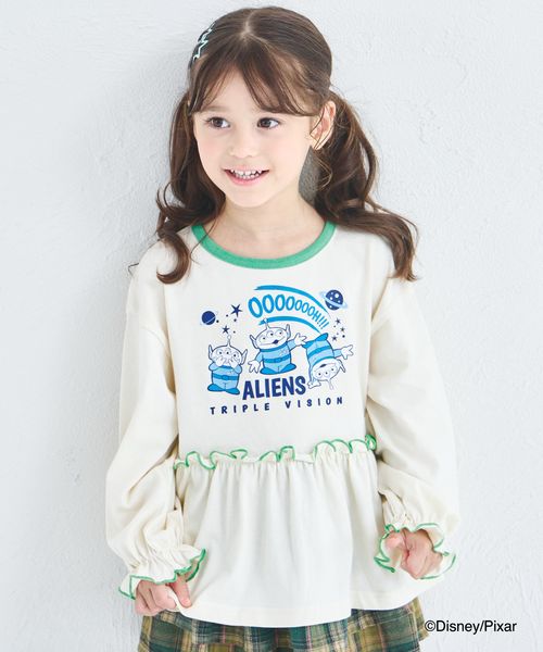 pairmanon 【トイ・ストーリー】ガールズ フロントプリント ペプラム 長袖Tシャツ ナチュラル ガールズインナー_PM ペアマノン 589043 and ST アンドエスティ(旧ドットエスティ) pairmanon 【トイ・ストーリー】ガールズ フロントプリント ペプラム 長袖Tシャツ ナチュラル ガールズインナー_PM ペアマノン 589043 and ST アンドエスティ(旧ドットエスティ)
