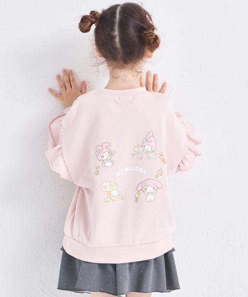 pairmanon 【限定】【ハローキティ】【マイメロディ】【クロミ】ガールズ フリル裏毛スウェット ピンク ガールズインナー_PM ペアマノン 589046 and ST アンドエスティ(旧ドットエスティ) pairmanon 【限定】【ハローキティ】【マイメロディ】【クロミ】ガールズ フリル裏毛スウェット ピンク ガールズインナー_PM ペアマノン 589046 and ST アンドエスティ(旧ドットエスティ)