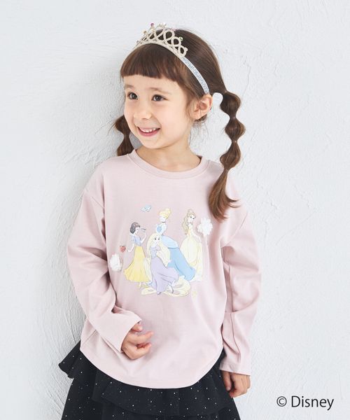 pairmanon 【Disney】【ディズニープリンセス】モチーフ付き キャラクタープリント 長袖Tシャツ ピンク ガールズインナー_PM ペアマノン 589108 and ST アンドエスティ(旧ドットエスティ) pairmanon 【Disney】【ディズニープリンセス】モチーフ付き キャラクタープリント 長袖Tシャツ ピンク ガールズインナー_PM ペアマノン 589108 and ST アンドエスティ(旧ドットエスティ)