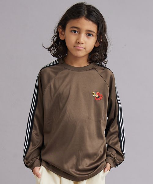 pairmanon ジャージ プルオーバー 刺繍 ライン【PAIRMANON STREET】 ライトベージュ ボーイズインナー＿ＰＳ ペアマノン 592358 and ST アンドエスティ（旧ドットエスティ）