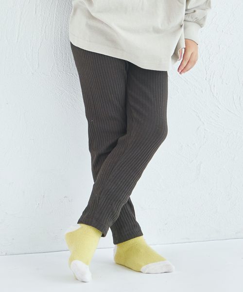 pairmanon 【新色追加】【リブコットン100】アソート柄 無地 10分丈 リラックスリブレギンス/キッズ ベージュ ユニセックスボトムス_PM ペアマノン 965456 and ST アンドエスティ(旧ドットエスティ) pairmanon 【新色追加】【リブコットン100】アソート柄 無地 10分丈 リラックスリブレギンス/キッズ ベージュ ユニセックスボトムス_PM ペアマノン 965456 and ST アンドエスティ(旧ドットエスティ)