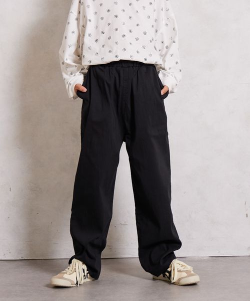 pairmanon 【新色追加】ベーシック ワイド テーパード パンツ ストレッチ【PAIRMANON STREET】 ブラック ボーイズボトムス_PS ペアマノン 971525 and ST アンドエスティ(旧ドットエスティ) pairmanon 【新色追加】ベーシック ワイド テーパード パンツ ストレッチ【PAIRMANON STREET】 ブラック ボーイズボトムス_PS ペアマノン 971525 and ST アンドエスティ(旧ドットエスティ)