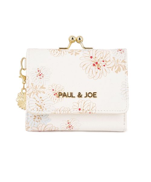 PAUL & JOE クリザンテーム・ラメプリント 口金ミニ財布 ホワイト ウィメンズグッズ ポールアンドジョー 601155 and ST アンドエスティ(旧ドットエスティ) PAUL & JOE クリザンテーム・ラメプリント 口金ミニ財布 ホワイト ウィメンズグッズ ポールアンドジョー 601155 and ST アンドエスティ(旧ドットエスティ)