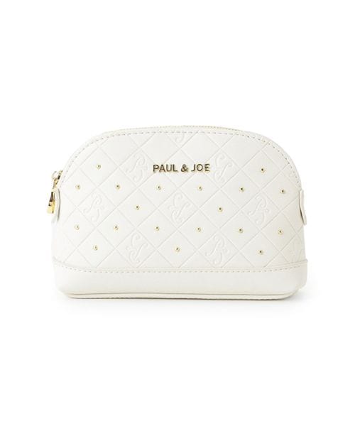 PAUL & JOE エンボス ポーチ ホワイト ウィメンズグッズ ポールアンドジョー 601159 and ST アンドエスティ(旧ドットエスティ) PAUL & JOE エンボス ポーチ ホワイト ウィメンズグッズ ポールアンドジョー 601159 and ST アンドエスティ(旧ドットエスティ)