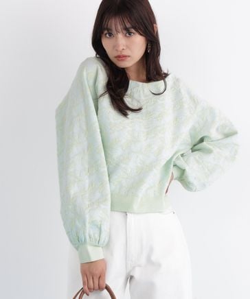 ニットジャガードＶネックプルオーバー♪美品38 ニットジャガードVネックプルオーバー | [公式]PINKY＆DIANNE
