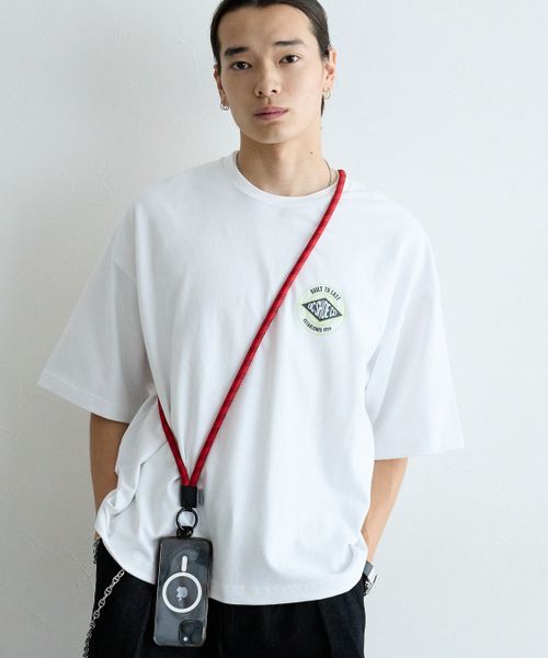 RAGEBLUE 【WEEKEND(ER)&CO./ウィークエンダー】別注ロープスマホショルダーストラップ レッド FREE メンズグッズ レイジブルー 102191 and ST アンドエスティ(旧ドットエスティ) RAGEBLUE 【WEEKEND(ER)&CO./ウィークエンダー】別注ロープスマホショルダーストラップ レッド FREE メンズグッズ レイジブルー 102191 and ST アンドエスティ(旧ドットエスティ)