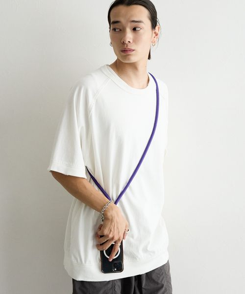RAGEBLUE 【WEEKEND(ER)&CO./ウィークエンダー】別注ロープスマホショルダーストラップ パープル FREE メンズグッズ レイジブルー 102191 and ST アンドエスティ(旧ドットエスティ) RAGEBLUE 【WEEKEND(ER)&CO./ウィークエンダー】別注ロープスマホショルダーストラップ パープル FREE メンズグッズ レイジブルー 102191 and ST アンドエスティ(旧ドットエスティ)