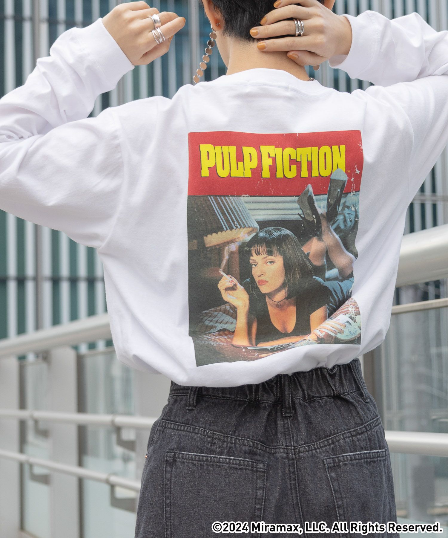 WOMENS】PULP FICTION/パルプ・フィクション フォトプリントロンT