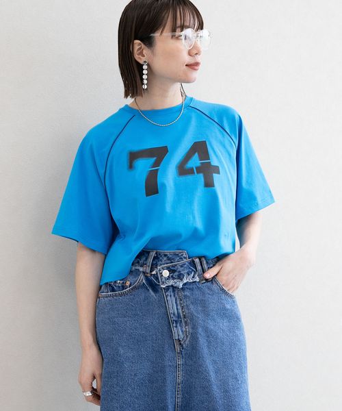 RAGEBLUE 【WOMENS】ナンバリングポンチゲームTシャツ ブルー ウィメンズインナー レイジブルー 113941 and ST アンドエスティ(旧ドットエスティ) RAGEBLUE 【WOMENS】ナンバリングポンチゲームTシャツ ブルー ウィメンズインナー レイジブルー 113941 and ST アンドエスティ(旧ドットエスティ)