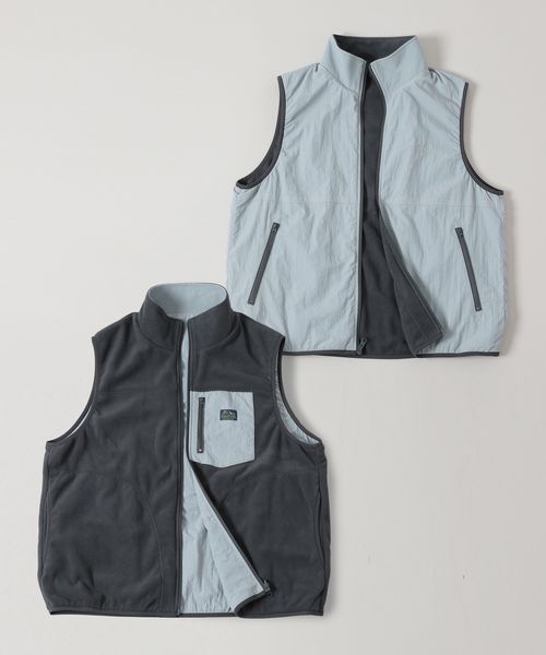 FREAK'S STORE/リラックスフィット ナイロン フリース リバーシブル ジップアップベスト 【限定展開】｜Daytona  Park(FREAK'S STORE公式通販)