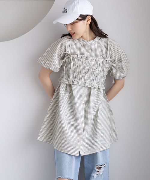RAGEBLUE 【WOMENS】3WAY/ビスチェセットシャツチュニック ホワイト FREE ウィメンズインナー レイジブルー 126531 and ST アンドエスティ(旧ドットエスティ) RAGEBLUE 【WOMENS】3WAY/ビスチェセットシャツチュニック ホワイト FREE ウィメンズインナー レイジブルー 126531 and ST アンドエスティ(旧ドットエスティ)