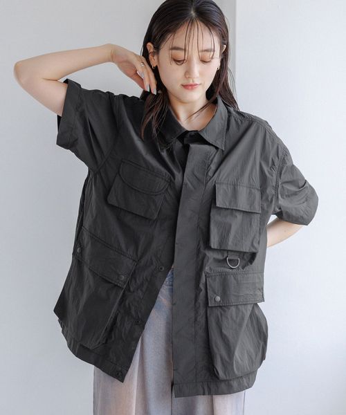 RAGEBLUE 【WOMENS】ユーティリティーBIGワークシャツ ブラック FREE ウィメンズインナー レイジブルー 140048 and ST アンドエスティ(旧ドットエスティ) RAGEBLUE 【WOMENS】ユーティリティーBIGワークシャツ ブラック FREE ウィメンズインナー レイジブルー 140048 and ST アンドエスティ(旧ドットエスティ)