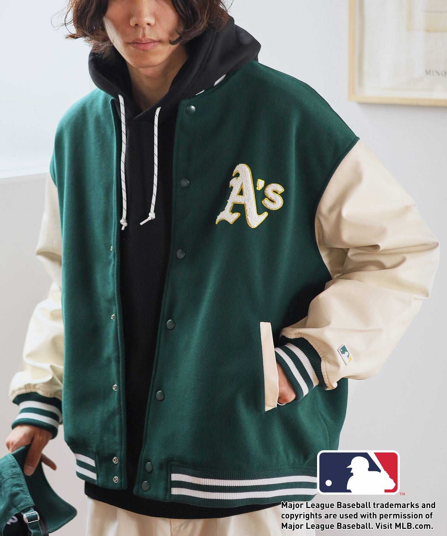 baseball 球団名刺繍入りスタジャン | www.ramtinstudio.com