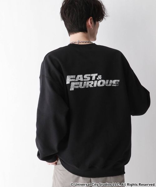 RAGEBLUE 【Fast & Furious】別注/オーバーサイズ裏起毛スウェット オフホワイト M メンズインナー レイジブルー 252173 and ST アンドエスティ(旧ドットエスティ) RAGEBLUE 【Fast & Furious】別注/オーバーサイズ裏起毛スウェット オフホワイト M メンズインナー レイジブルー 252173 and ST アンドエスティ(旧ドットエスティ)