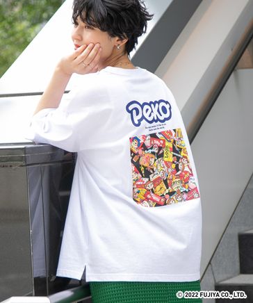 【WOMENS】Peko/バックプリントTシャツ