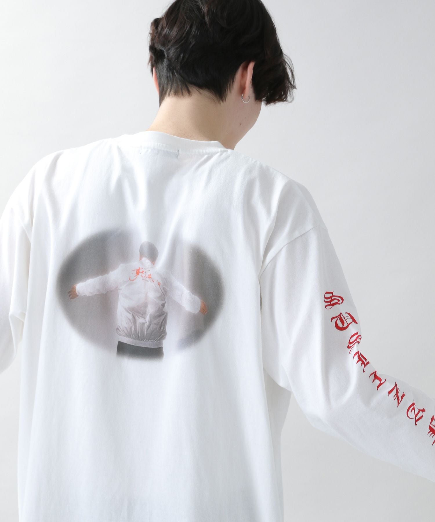 人気ショップ すしざんまい コラボ ロンT Tシャツ/カットソー(七分/長袖)
