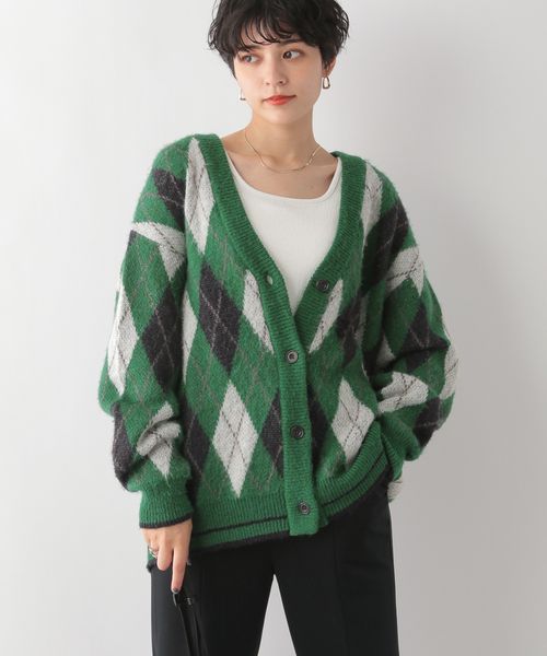 モヘアカーディガン M tartan タータン 22aw mohair 公式セールサイト