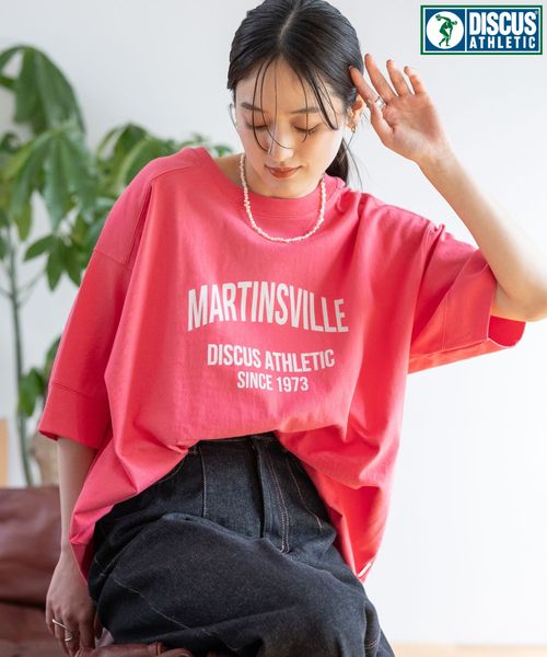 RAGEBLUE 【WOMENS】DISCUS/ディスカス カレッジBIGTシャツ レッド FREE ウィメンズインナー レイジブルー 284497 and ST アンドエスティ(旧ドットエスティ) RAGEBLUE 【WOMENS】DISCUS/ディスカス カレッジBIGTシャツ レッド FREE ウィメンズインナー レイジブルー 284497 and ST アンドエスティ(旧ドットエスティ)
