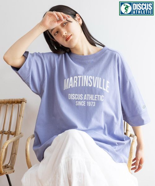 RAGEBLUE 【WOMENS】DISCUS/ディスカス カレッジBIGTシャツ ブルー FREE ウィメンズインナー レイジブルー 284497 and ST アンドエスティ(旧ドットエスティ) RAGEBLUE 【WOMENS】DISCUS/ディスカス カレッジBIGTシャツ ブルー FREE ウィメンズインナー レイジブルー 284497 and ST アンドエスティ(旧ドットエスティ)