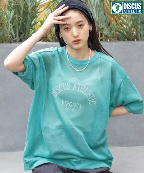 RAGEBLUE 【WOMENS】DISCUS/ディスカス カレッジシアールーズTシャツ グリーン FREE ウィメンズインナー レイジブルー 284499 and ST アンドエスティ(旧ドットエスティ) RAGEBLUE 【WOMENS】DISCUS/ディスカス カレッジシアールーズTシャツ グリーン FREE ウィメンズインナー レイジブルー 284499 and ST アンドエスティ(旧ドットエスティ)