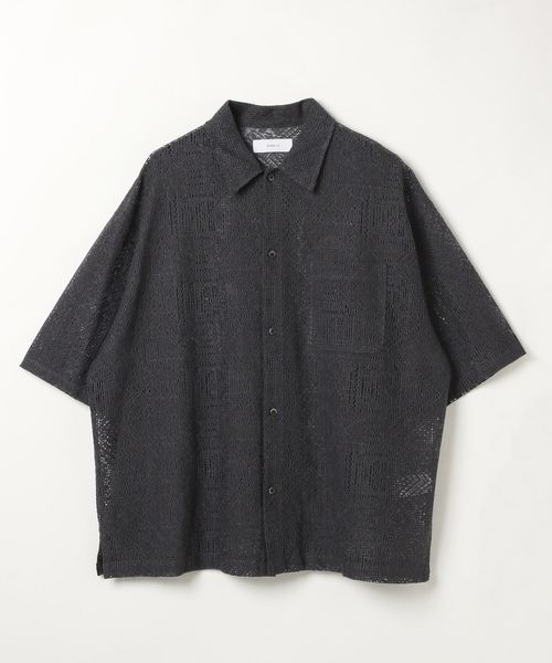 RAGEBLUE <追加予約>レースデザインシャツ/シアーシャツ ブラック L メンズインナー レイジブルー 289770 and ST アンドエスティ(旧ドットエスティ) RAGEBLUE <追加予約>レースデザインシャツ/シアーシャツ ブラック L メンズインナー レイジブルー 289770 and ST アンドエスティ(旧ドットエスティ)