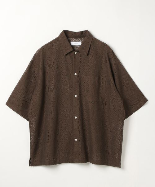 RAGEBLUE <追加予約>レースデザインシャツ/シアーシャツ ブロンズ L メンズインナー レイジブルー 289770 and ST アンドエスティ(旧ドットエスティ) RAGEBLUE <追加予約>レースデザインシャツ/シアーシャツ ブロンズ L メンズインナー レイジブルー 289770 and ST アンドエスティ(旧ドットエスティ)
