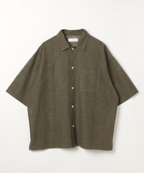 RAGEBLUE <追加予約>レースデザインシャツ/シアーシャツ カーキ S メンズインナー レイジブルー 289770 and ST アンドエスティ(旧ドットエスティ) RAGEBLUE <追加予約>レースデザインシャツ/シアーシャツ カーキ S メンズインナー レイジブルー 289770 and ST アンドエスティ(旧ドットエスティ)