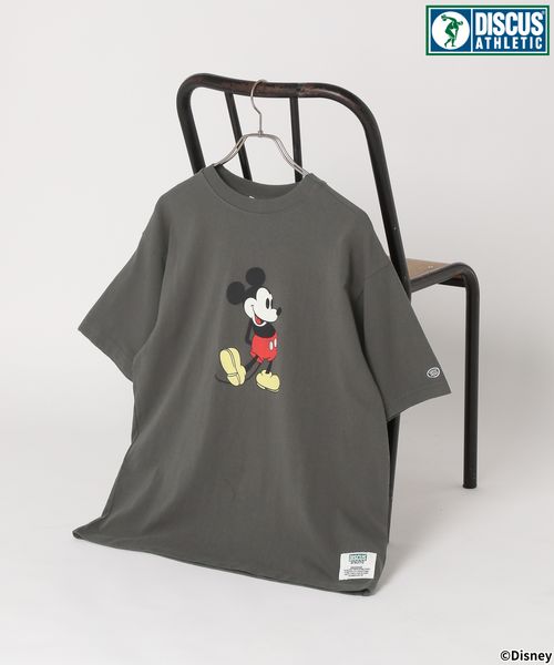 RAGEBLUE 【DISCUS】Disney/ミッキープリントTシャツ チャコールグレー L メンズインナー レイジブルー 320227 and ST アンドエスティ(旧ドットエスティ) RAGEBLUE 【DISCUS】Disney/ミッキープリントTシャツ チャコールグレー L メンズインナー レイジブルー 320227 and ST アンドエスティ(旧ドットエスティ)