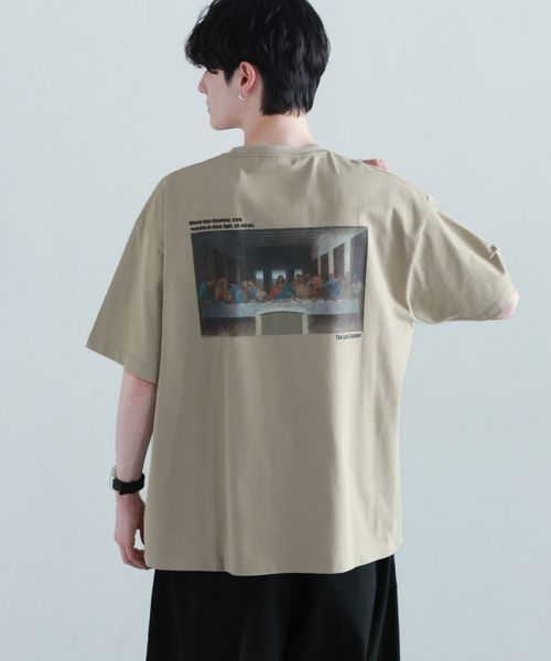 RAGEBLUE 天竺/アートプリントTシャツ ライトベージュ S メンズインナー レイジブルー 323083 and ST アンドエスティ(旧ドットエスティ) RAGEBLUE 天竺/アートプリントTシャツ ライトベージュ S メンズインナー レイジブルー 323083 and ST アンドエスティ(旧ドットエスティ)